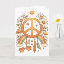 Hippie-Bohemian-Vibes-Leere-Art-Karte