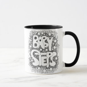 Hippie Boho Coffee Tasse Baby Steps