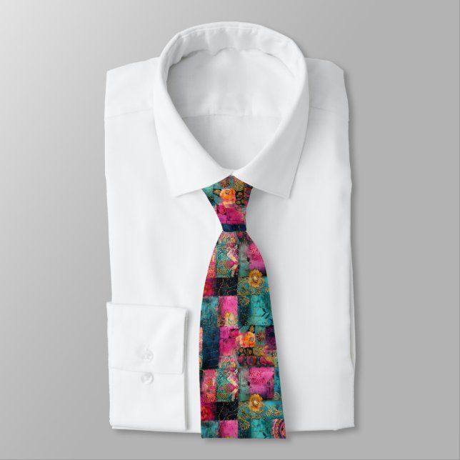 Hippie Boho Neck Tie Krawatte (Gebunden)