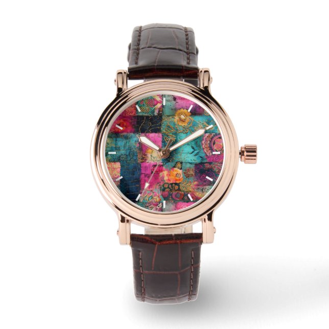 Hippie Boho Watch Armbanduhr (Vorderseite)