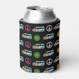 Hippie Bus Peace Sign 70er Dosenkühler