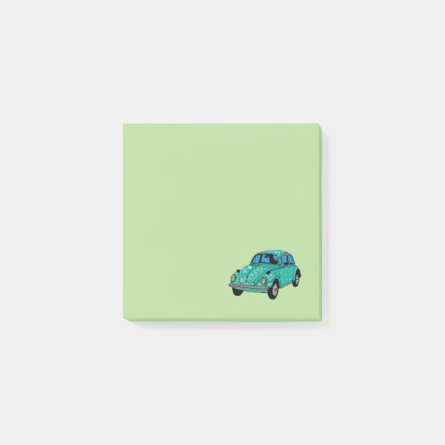 Hippie Car éléments Mandala Post-it Notes (Devant)