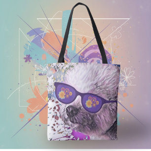 Hippie-'Chon der Bichon Tasche