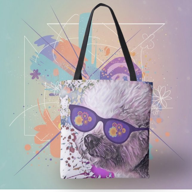 Hippie 'Chon the Bichon Tasche (Von Creator hochgeladen)