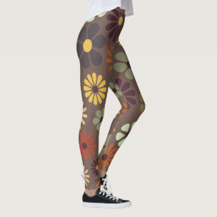 Hippie Daisies Leggings rétro