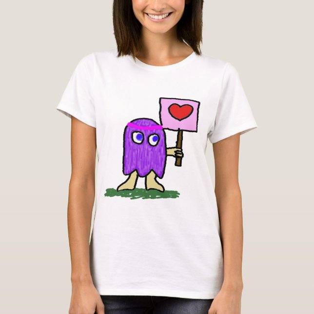 Hippie Dippy-Liebe T-Shirt (Vorderseite)