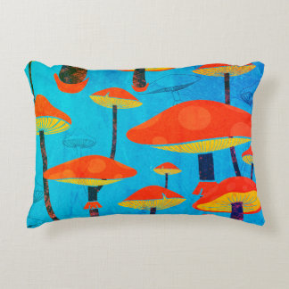 Hippie Dreamy Retro Vibe Verzaubernde Pilze Dekokissen