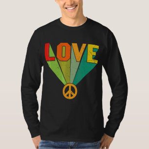 Hippie farbenfrohe Retro 1 T-Shirt