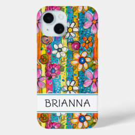 Hippie Flower Power Personalisiert Case-Mate iPhone Hülle