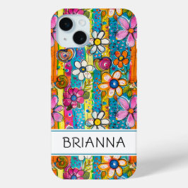 Hippie Flower Power Personalisiert Case-Mate iPhone Hülle
