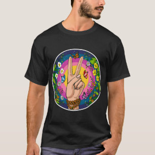 Hippie-Friedenszeichen T-Shirt