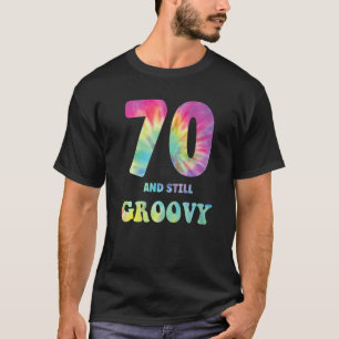 Hippie Gefärbte Krawatte 70 und noch immer Groovy T-Shirt