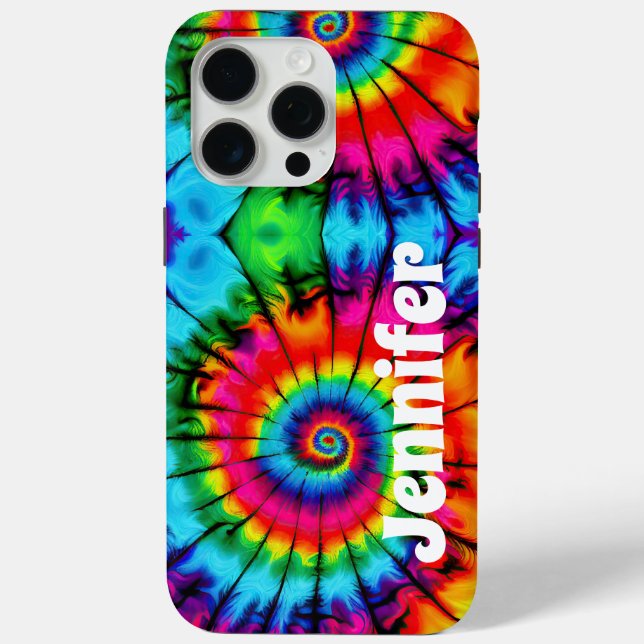 Hippie Gefärbte Krawatte iPhone / iPad Gehäuse Case-Mate iPhone Hülle (Rückseite)