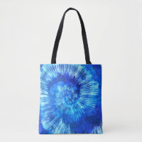 Hippie Gefärbte Krawatte Muster Watercolor Blau Mo