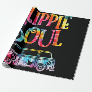 Hippie Gefärbte Krawatte Van Hippie Soul Geschenkpapier