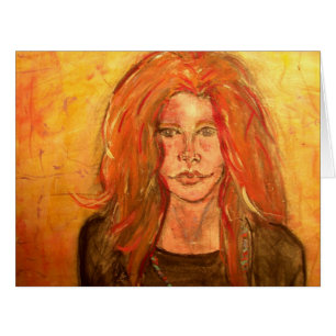Hippie Girl Weltfrieden
