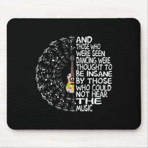 Hippie Gitarre und diejenigen, die gesehen wurden, Mousepad