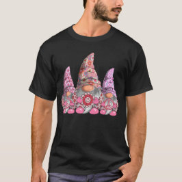 Hippie Gnomes Groovy Blume Funny Retome T-Shirt
