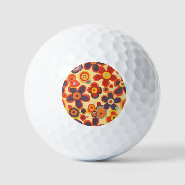 Hippie Golf Balls Golfball (Vorderseite)