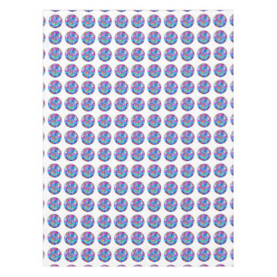 Hippie Groovy Liebe Circles Tischdecke