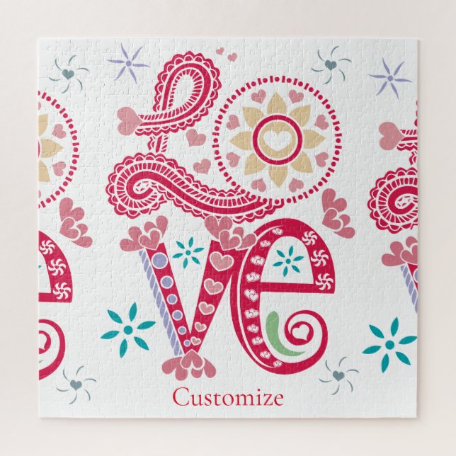 Hippie Groovy Liebe Sign Thunder_Cove (Vertikal)