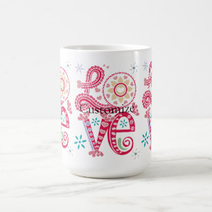 Hippie Groovy Liebe Sign Thunder_Cove Kaffeetasse
