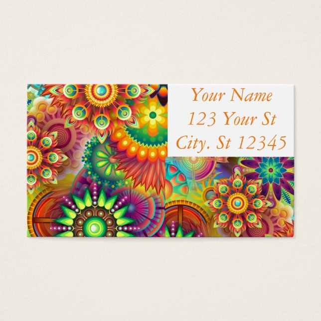 Hippie Groovy Techno Psychedelic Thunder_Cove (Vorderseite)