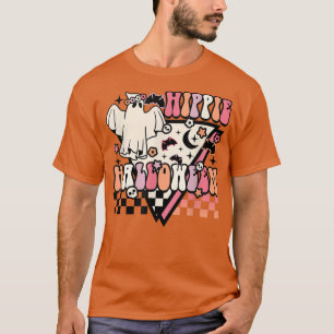 Hippie Halloween Ghost 60er 70er Costume Groovy Sp T-Shirt