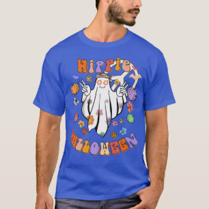 Hippie Halloween Ghost 60er 70er Costume Groovy Sp T-Shirt