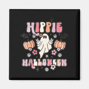 Hippie Halloween Ghost s s Costume Groovy Spooky S Magnet
