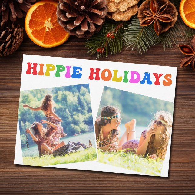Hippie Holidays Foto Farbenfrohe Rainbow Retro Car (Von Creator hochgeladen)