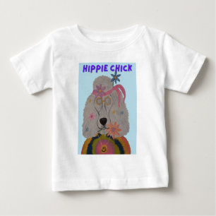 Hippie-Hündin Baby T-shirt