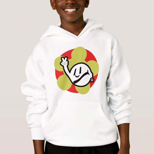HIPPIE ICON flowers 2023 BY MASANSER Hoodie (Vorderseite)