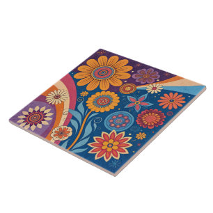 Hippie-Keramikfliese Fliese