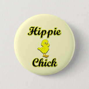 Hippie-Küken Button
