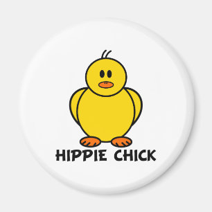 Hippie-Küken Magnet