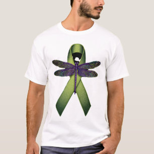 Hippie Libelle Grüne Schleife Zerebralparese bewus T-Shirt