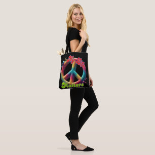 Hippie Liebe Frieden Leben Zählt Custom Tasche