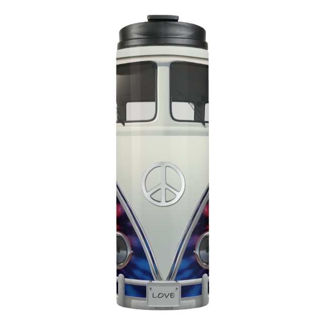 Hippie Liebe Van Thermosbecher (Vorderseite)