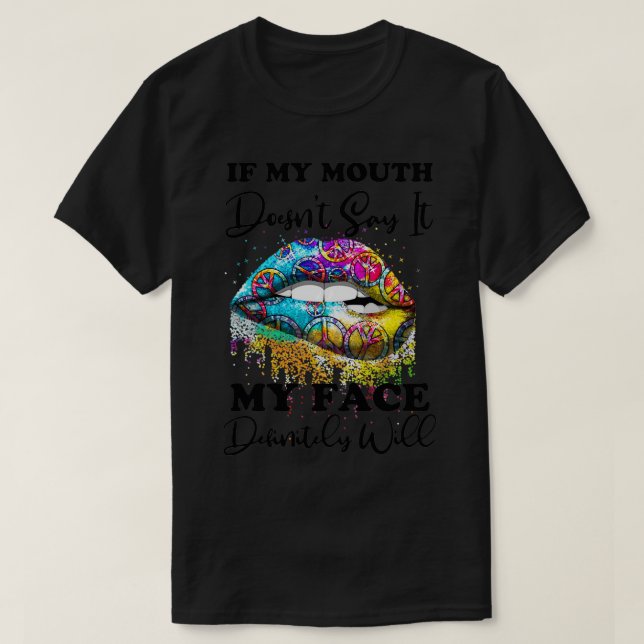 Hippie Lip T-Shirt (Design vorne)