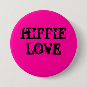 hippie love button