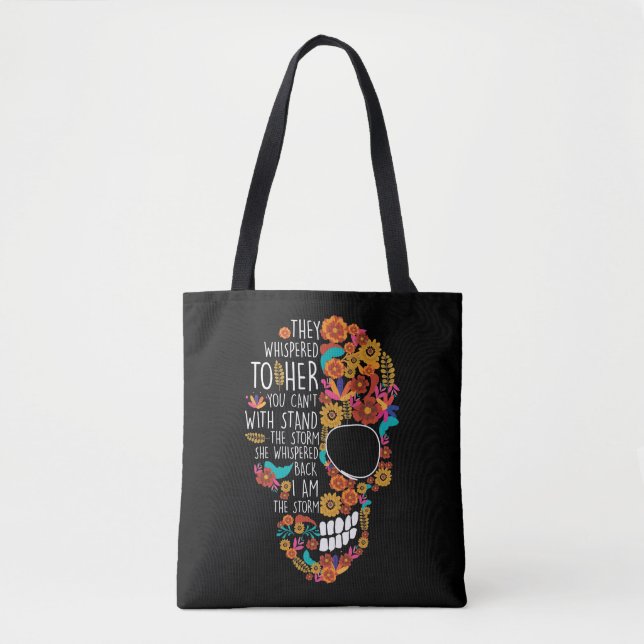 Hippie Mama Blume Sauren Blüten Tasche (Vorderseite)