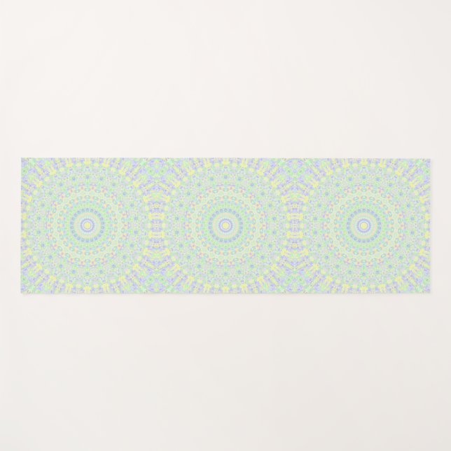 Hippie Mandala   Yogamatte (Vorderseite (Horizontal))