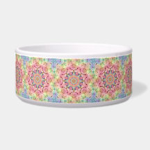 Hippie-PastellfarbVintages Fraktal-Kaleidoskop