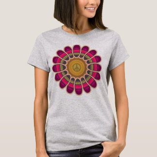 Hippie Peace-Blume T-Shirt