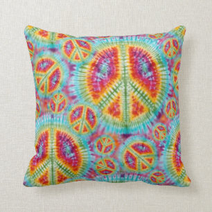 Hippie Peace Sign Kissen