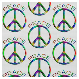 Hippie Peace Sign Krawatte Dye Stoff