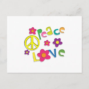 Hippie Postkarte