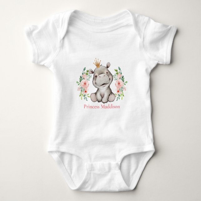 Hippie Princess Baby Bodysuit Baby Strampler (Vorderseite)