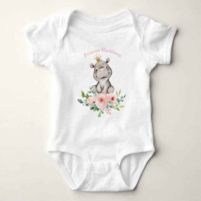 Hippie Princess Baby Bodysuit Baby Strampler (Vorderseite)